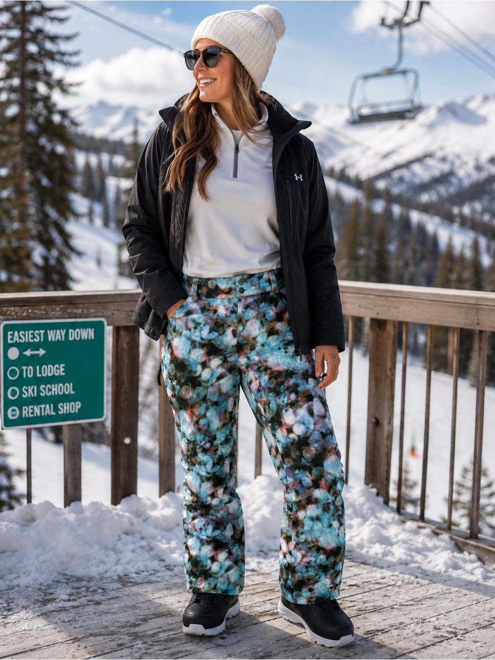 Under Armour ColdGear Infrared Primaloft Insulated Snow Pants Medium Ski